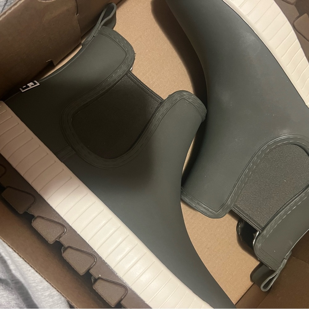 Green Ankle Boots